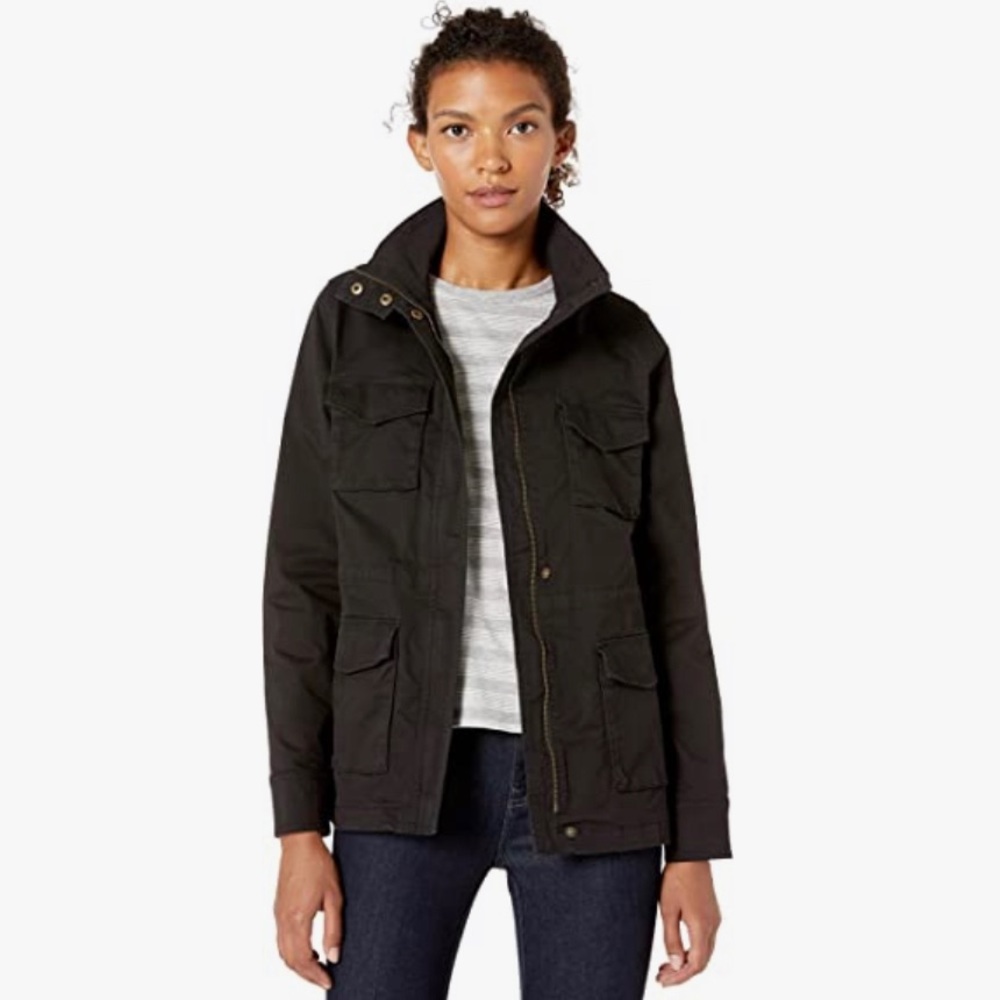 New XS Black Utility Jacket by Amazon Essentials